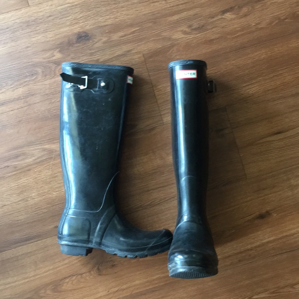 Hunter rain boot women size 8